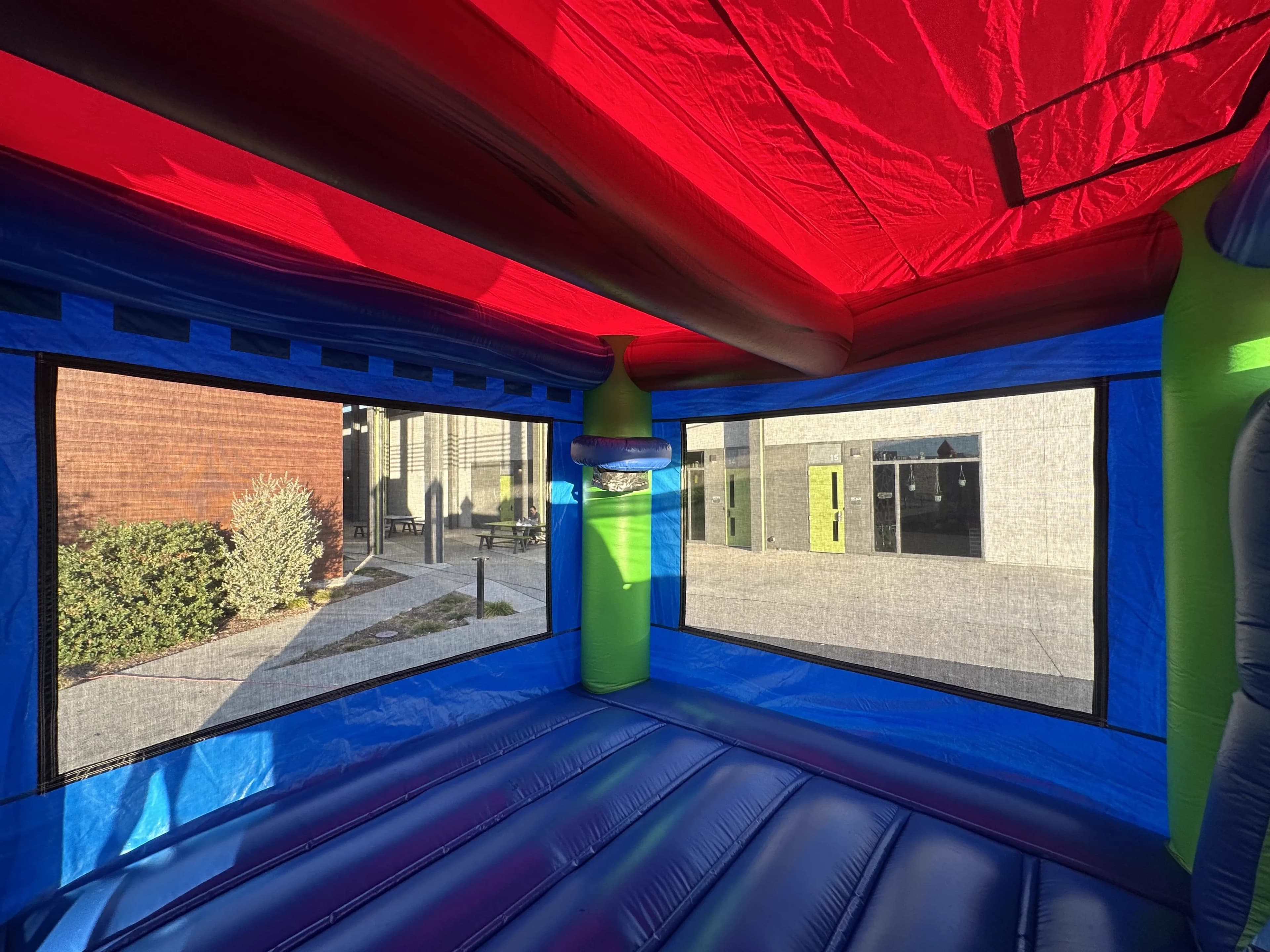 Interior view of the 5 in 1 Ocean Wave Castle Combo.