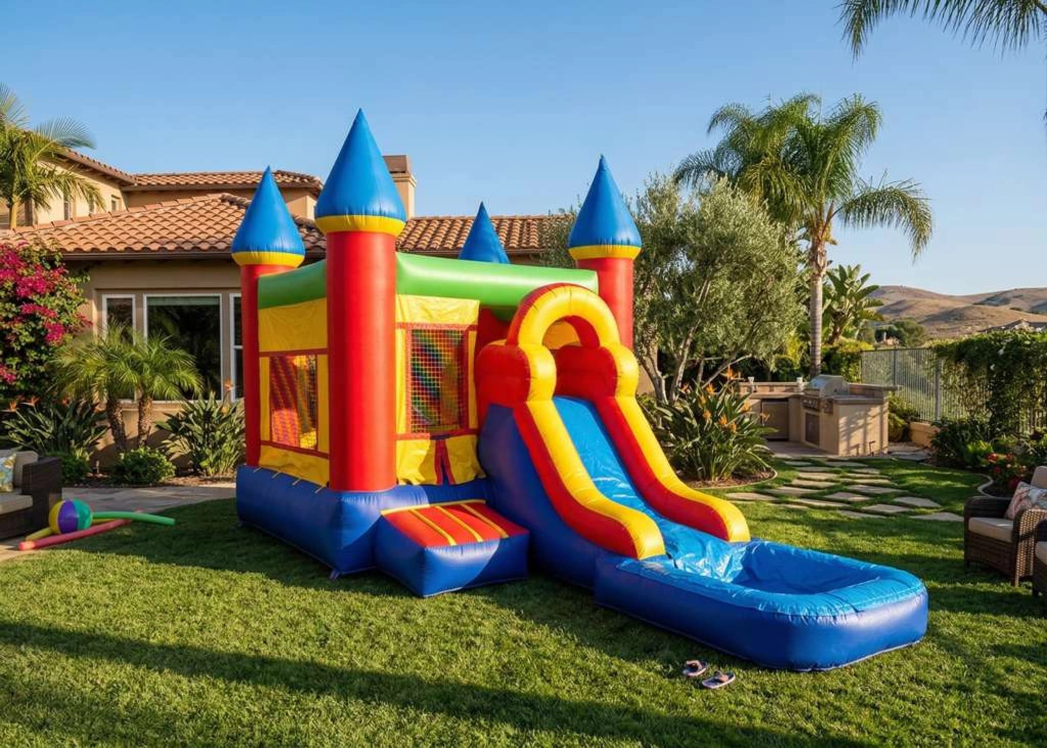 Front hero view of the Castle Wave Splash Combo showing main features and design.