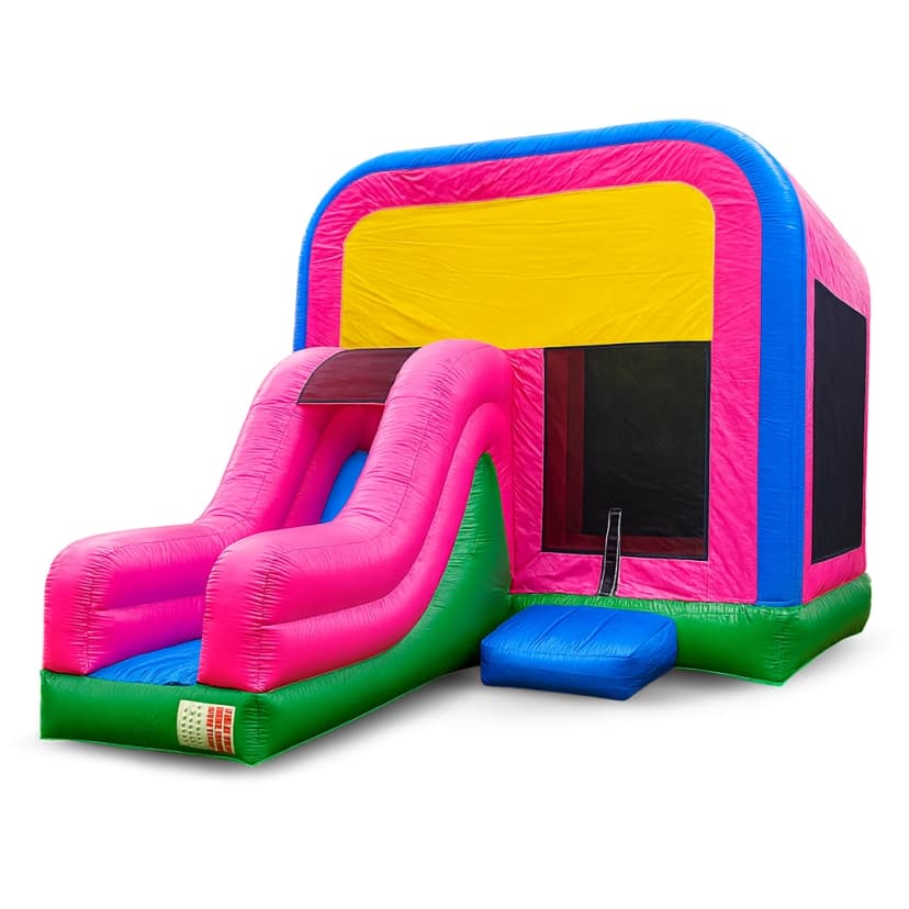 Front hero view of the Popular Pinko Combo Jumper with Minnie and Mickey graphics on white background.