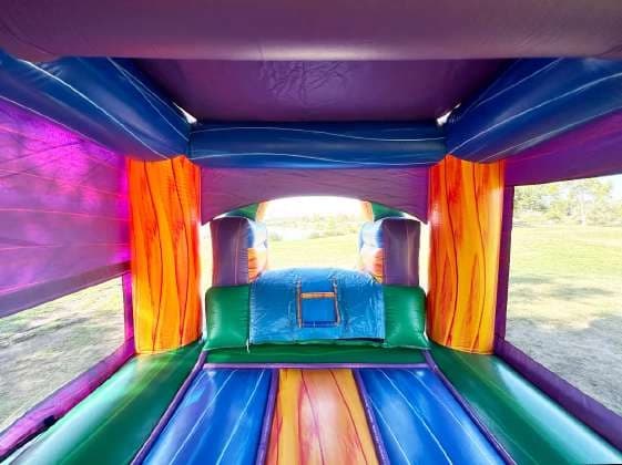 Interior view of the Warrior Titan 4-in-1 Combo set up for an event.